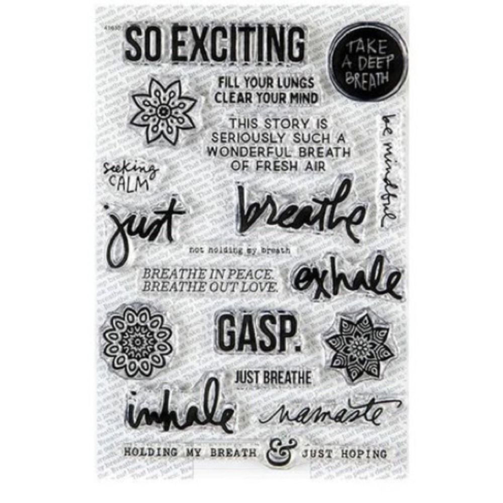 Ali Edwards Story Stamp Week In The‎ Life Journaling Breathe Exhale Calm Inhale
